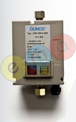 DUNGS VDK 200A S02 GAZ KAÇAK DEDEKTÖRÜ