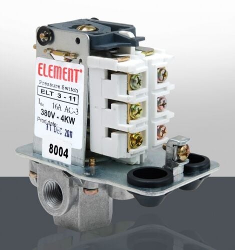 ELEMENT 4-16 BAR 380V BASINÇ ŞALTERİ