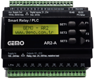 GEMO AR2-A Akıllı Röle /PLC